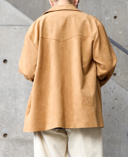 スウェード調ブルゾン 詳細画像 ベージュ 2