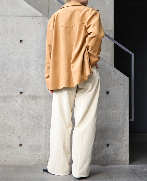 スウェード調ブルゾン 詳細画像 ベージュ 7