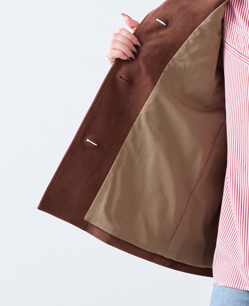 スウェード調ブルゾン 詳細画像 ブラウン 10