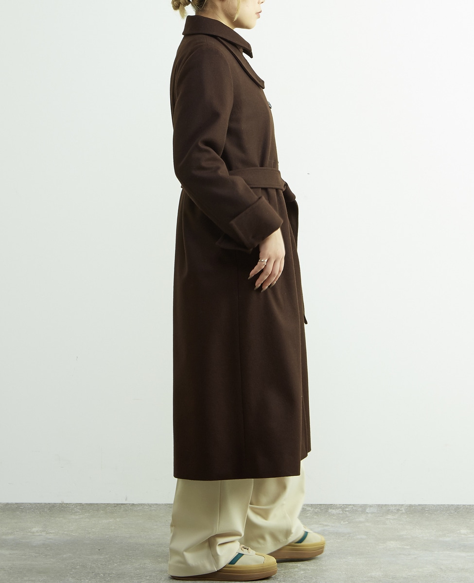 定番】圧縮メルトンスタンドカラーコート｜SOFFITTO（ソフィット