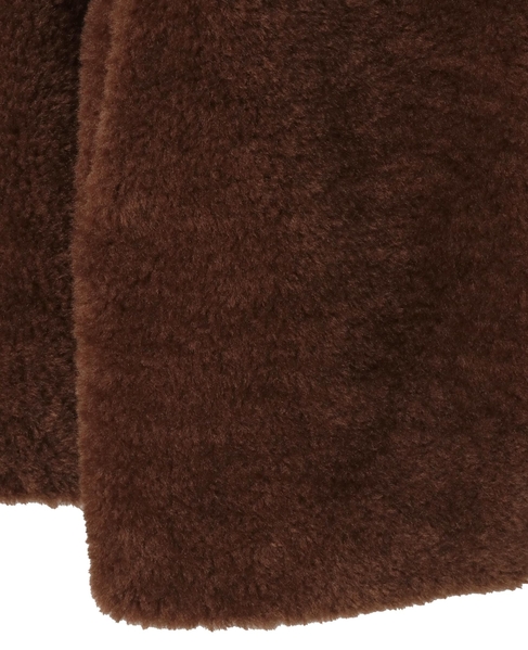 スタンド袖口リブミドル丈ファーコート 詳細画像 ブラウン系その他 17