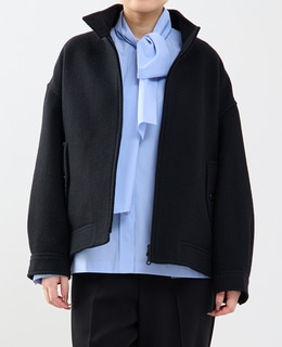 オーバーサイズジップコート