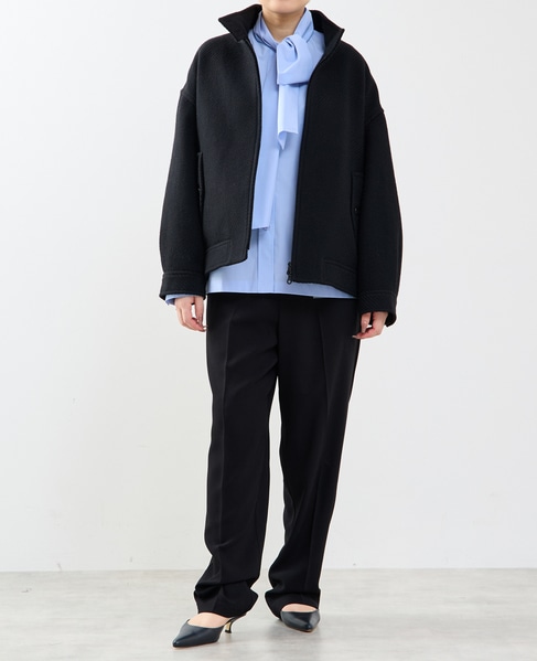 オーバーサイズジップコート 詳細画像 ブラック 5