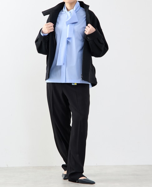 オーバーサイズジップコート 詳細画像 ブラック 7