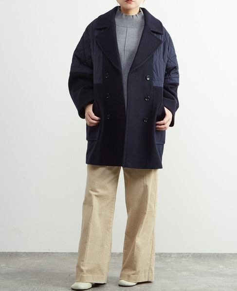 キルトドッキングコート 詳細画像 ネイビー 2