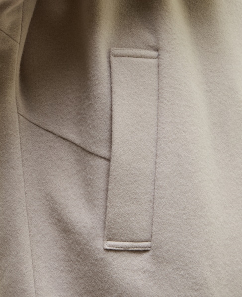 【nota della mano sinistra（ノータ デラ マノ シニストラ）】ドルマンファスナーハイネックコート 詳細画像 ベージュ 19