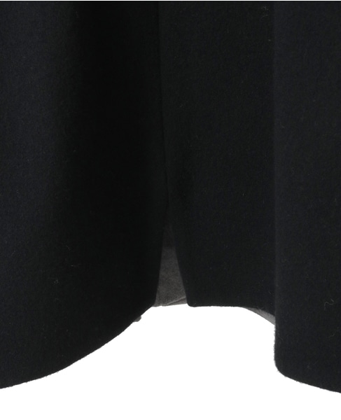 【nota della mano sinistra（ノータ デラ マノ シニストラ）】ドルマンファスナーハイネックコート 詳細画像 ブラック 21