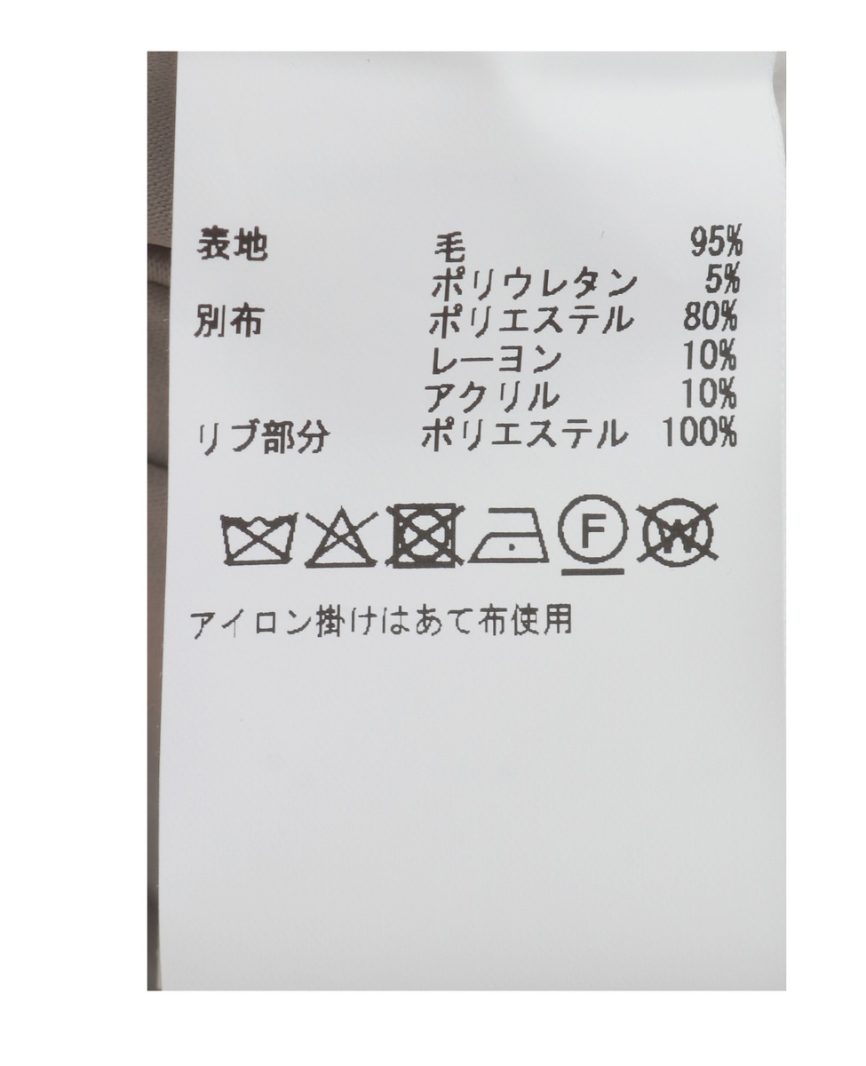 【nota della mano sinistra（ノータ デラ マノ シニストラ）】ドルマンファスナーハイネックコート 詳細画像 ブラック 45