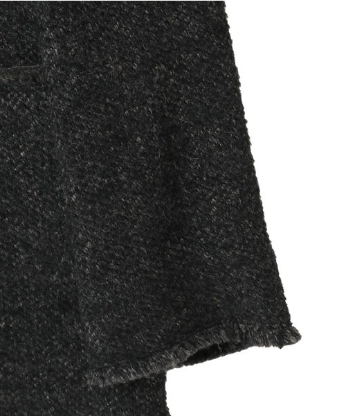 【A_/エース】BALIノーカラーコート 詳細画像 チャコールグレー 12