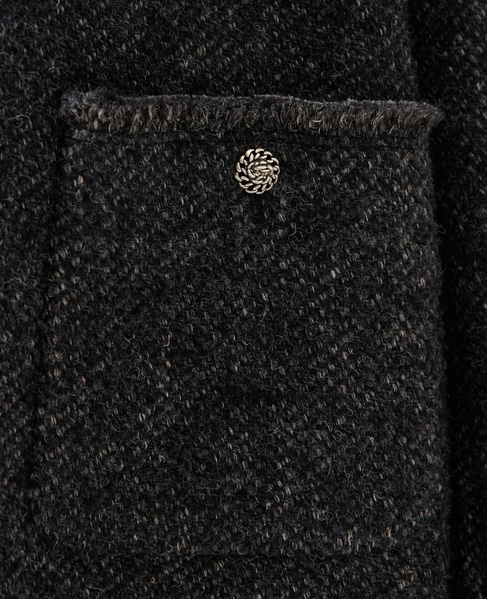 【A_/エース】BALIノーカラーコート 詳細画像 チャコールグレー 6