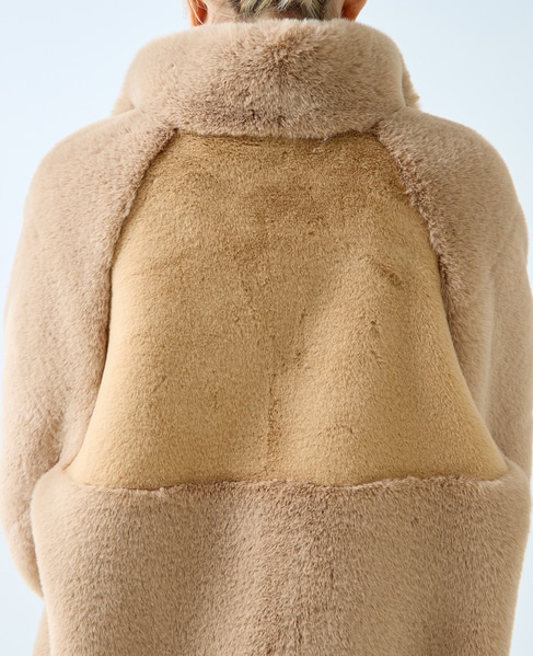 【A_/エース】ジップアップファーブルゾン 詳細画像 キャメル 18