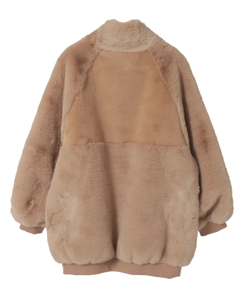 【A_/エース】ジップアップファーブルゾン 詳細画像 キャメル 22