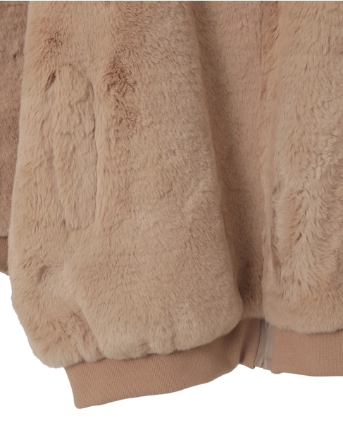 【A_/エース】ジップアップファーブルゾン 詳細画像 キャメル 25