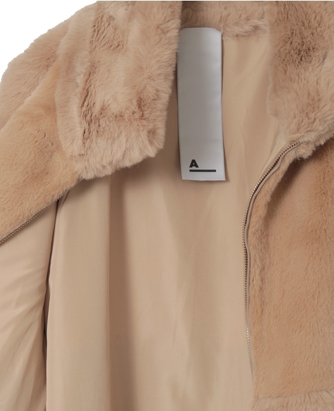 【A_/エース】ジップアップファーブルゾン 詳細画像 キャメル 27