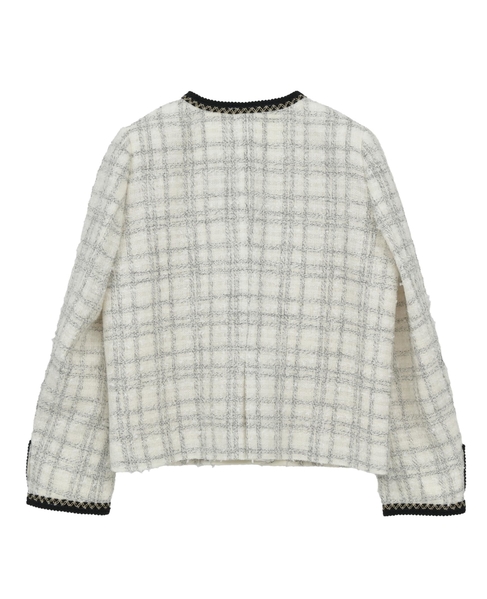 【A＿/エース】ツイードジャケット 詳細画像 オフホワイト 10