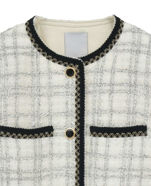 【A＿/エース】ツイードジャケット 詳細画像 オフホワイト 11