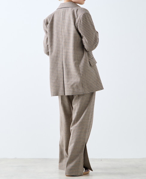 【A_/エース】ウールチェックジャケット 詳細画像 ネイビー 10