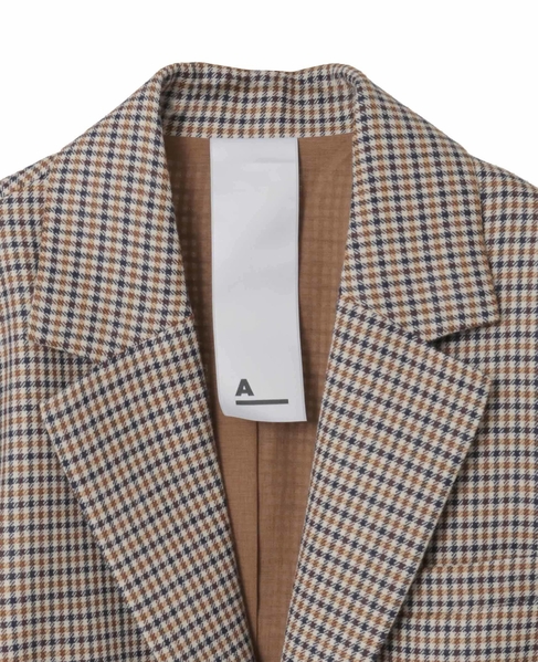 【A_/エース】ウールチェックジャケット 詳細画像 ネイビー 13