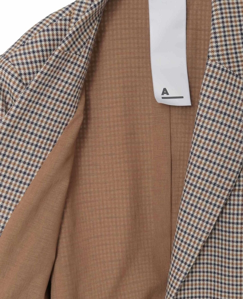 【A_/エース】ウールチェックジャケット 詳細画像 ネイビー 14