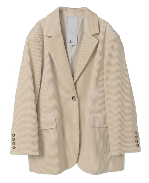 【A_/エース】オーバーサイズコールジャケット 詳細画像 ベージュ 10