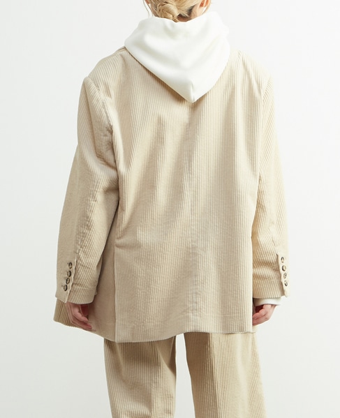 【A_/エース】オーバーサイズコールジャケット 詳細画像 ベージュ 2