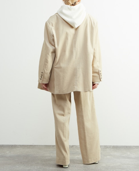 【A_/エース】オーバーサイズコールジャケット 詳細画像 ベージュ 6