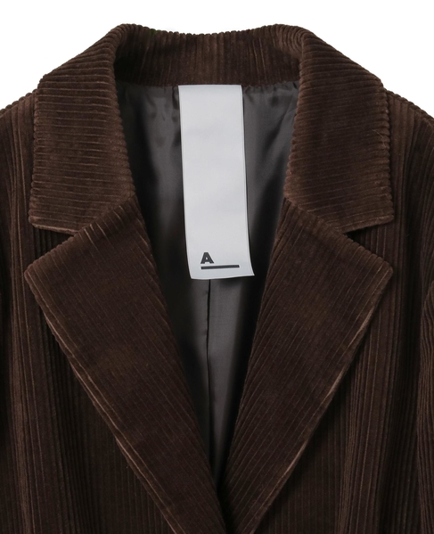 【A_/エース】オーバーサイズコールジャケット 詳細画像 ブラウン 11