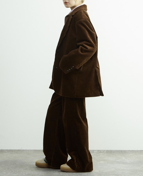 【A_/エース】オーバーサイズコールジャケット 詳細画像 ブラウン 6