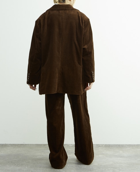 【A_/エース】オーバーサイズコールジャケット 詳細画像 ブラウン 7
