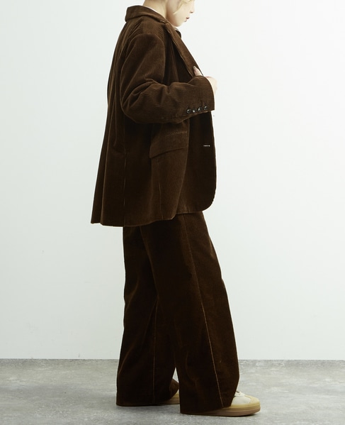 【A_/エース】オーバーサイズコールジャケット 詳細画像 ブラウン 8