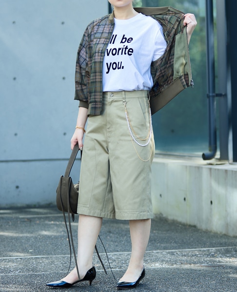 チェック柄シアーブルゾン 詳細画像 グリーン系その他 12