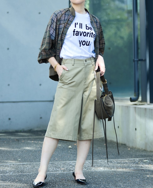 チェック柄シアーブルゾン 詳細画像 グリーン系その他 7