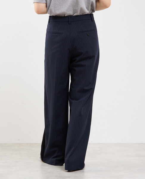 ピンストライプ2WAYストレッチラインパンツ 詳細画像 ダークネイビー 5