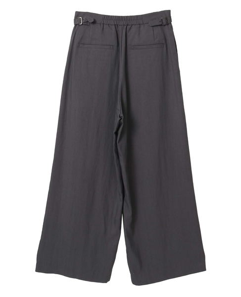 接触冷感タックリラックスパンツ 詳細画像 チャコールグレー 16