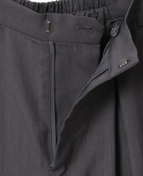 接触冷感タックリラックスパンツ 詳細画像 チャコールグレー 18