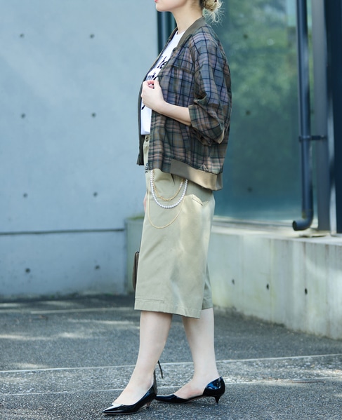 ダブルニーハーフパンツ 詳細画像 ベージュ 4