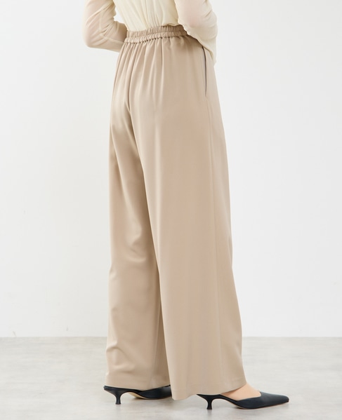 ALLゴムストレッチリラックスパンツ 詳細画像 ベージュ 2