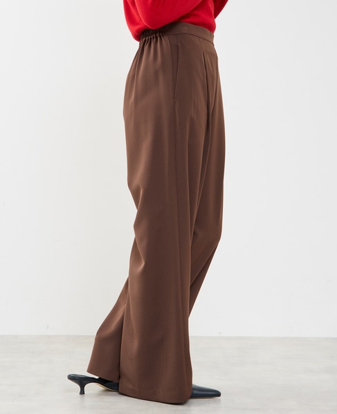 ALLゴムストレッチリラックスパンツ 詳細画像 ブラウン 4
