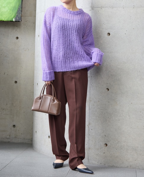 《2WAYストレッチ・紫外線防止・接触冷感》トラックパンツ 詳細画像 ブラウン 1