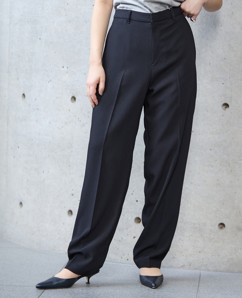 《2WAYストレッチ・紫外線防止・接触冷感》トラックパンツ 詳細画像 ブラック 1