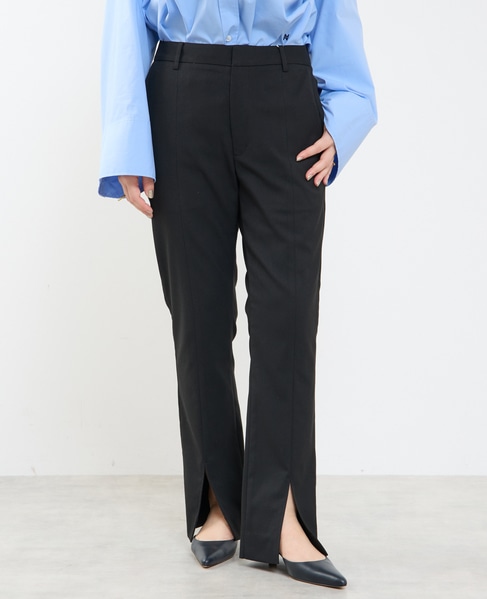 【A＿/エース】スリットパンツ 詳細画像 ブラック 2