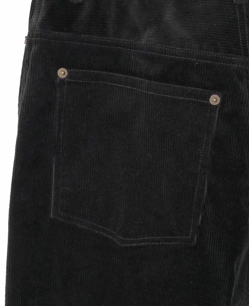 斜め切り替えフレアーパンツ 詳細画像 ブラック 10