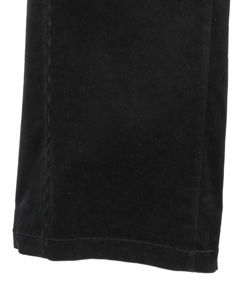 斜め切り替えフレアーパンツ 詳細画像 ブラック 11