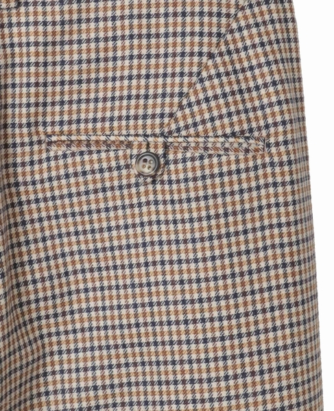 【A_/エース】ウールチェックスラックス 詳細画像 ネイビー 11