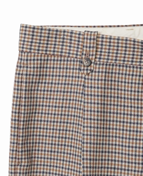 【A_/エース】ウールチェックスラックス 詳細画像 ネイビー 8