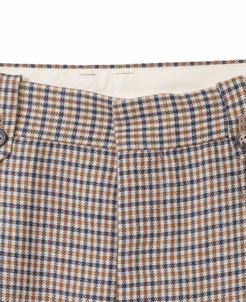 【A_/エース】ウールチェックスラックス 詳細画像 ネイビー 9