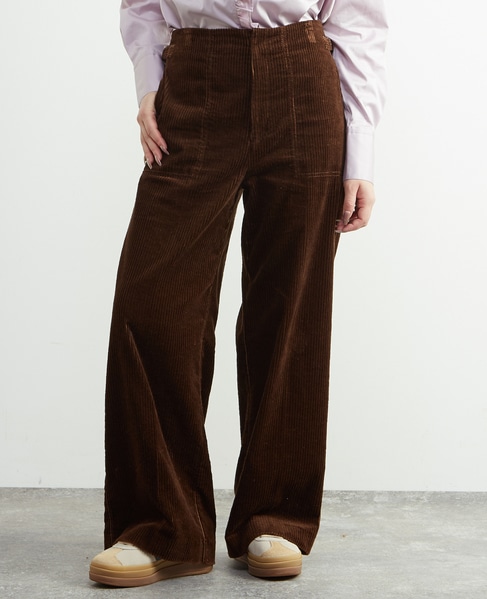 【A_/エース】コーデュロイパンツ 詳細画像 ブラウン 1