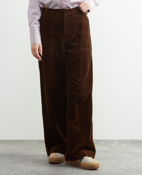 【A_/エース】コーデュロイパンツ 詳細画像 ブラウン 2