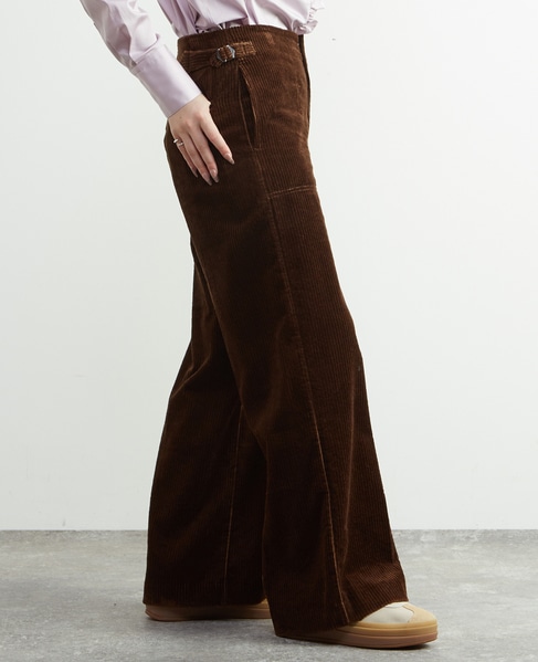 【A_/エース】コーデュロイパンツ 詳細画像 ブラウン 3