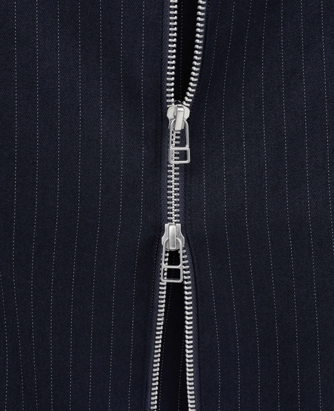 フロントジップミディ丈スカート 詳細画像 ネイビー 13